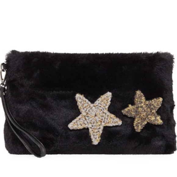 Neiman Marcus Furry Clutch - Picture 2 of 6